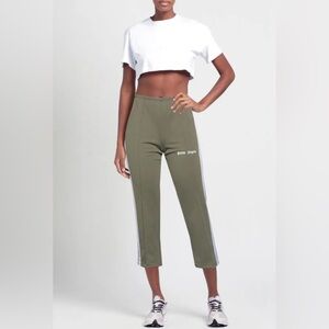 Palm Angels Cropped Polyester Lounge Track Pant